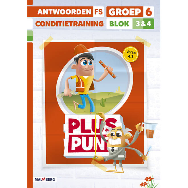 Pluspunt 4.1 groep 6 antwoordenboek conditietrainer blok 3 en 4 - FS