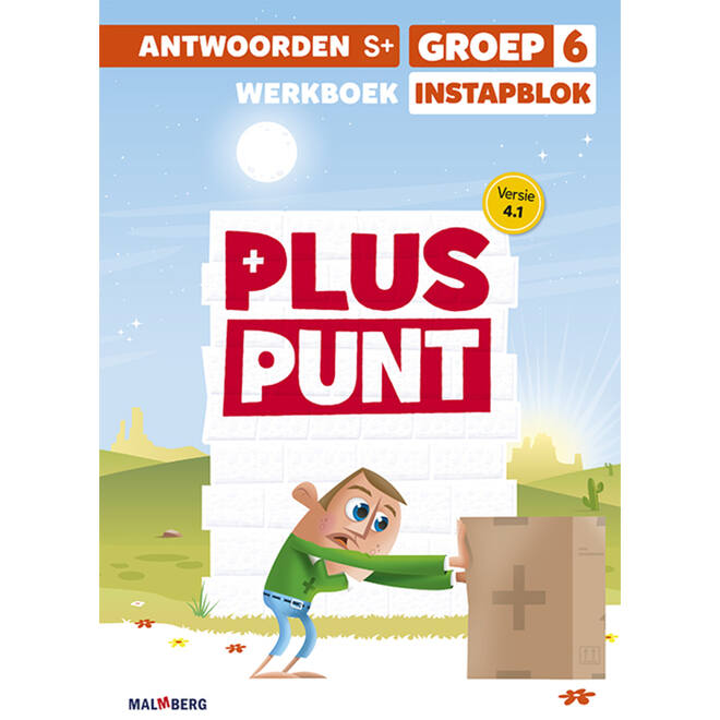 Pluspunt 4.1 groep 6 antwoordenboek werkboek instapblok - S+