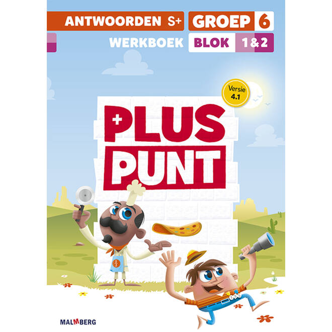 Pluspunt 4.1 groep 6 antwoordenboek werkboek blok 1 en 2 - S+