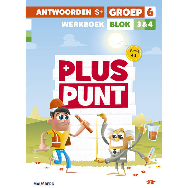 Pluspunt 4.1 groep 6 antwoordenboek werkboek blok 3 en 4 - S+