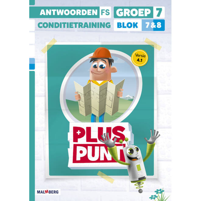 Pluspunt 4.1 groep 7 antwoordenboek conditietrainer blok 7 en 8 - FS
