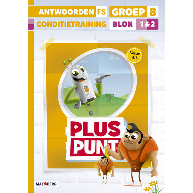 Pluspunt 4.1 groep 8 antwoordenboek conditietrainer blok 1 en 2 - FS