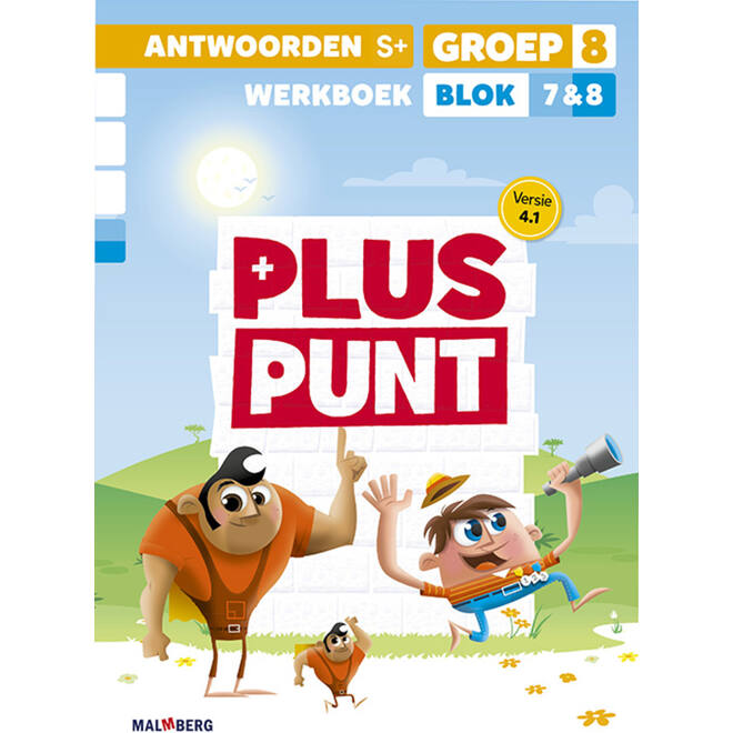 Pluspunt 4.1 groep 8 antwoordenboek werkboek blok 7 en 8 - S+
