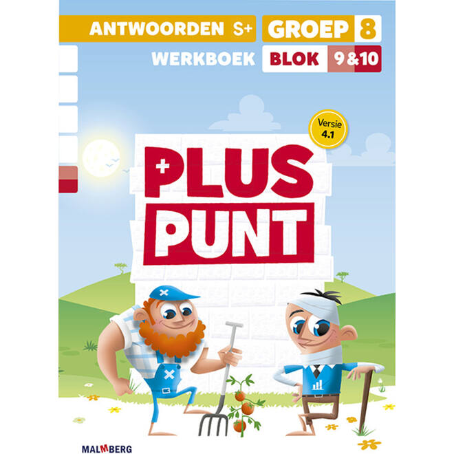 Pluspunt 4.1 groep 8 antwoordenboek werkboek blok 9 en 10 - S+