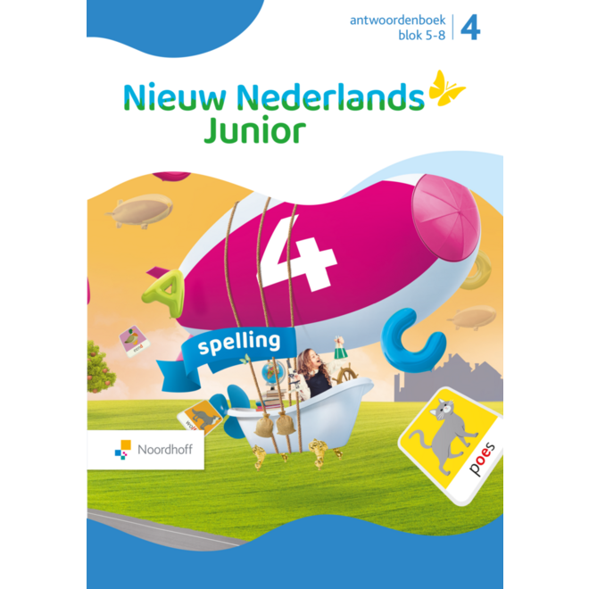 Nieuw Nederlands Junior Spelling antwoordenboek groep 4 blok 5-8