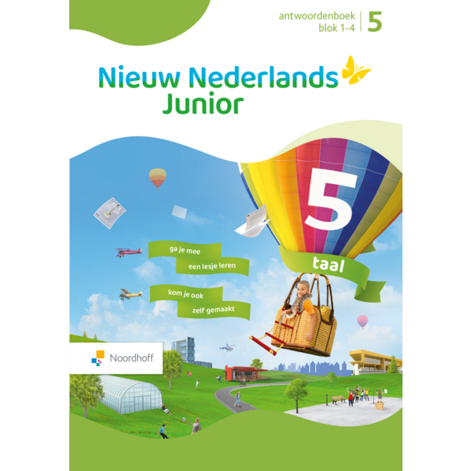 Nieuw Nederlands Junior Taal antwoordenboek groep 5 blok 1-4