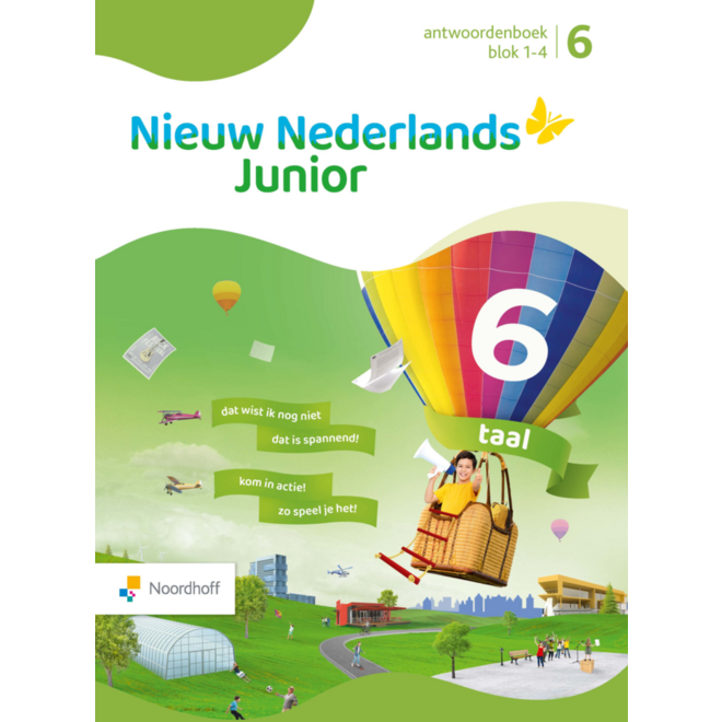 Nieuw Nederlands Junior Taal antwoordenboek groep 6 blok 1-4