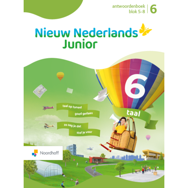 Nieuw Nederlands Junior Taal antwoordenboek groep 6 blok 5-8