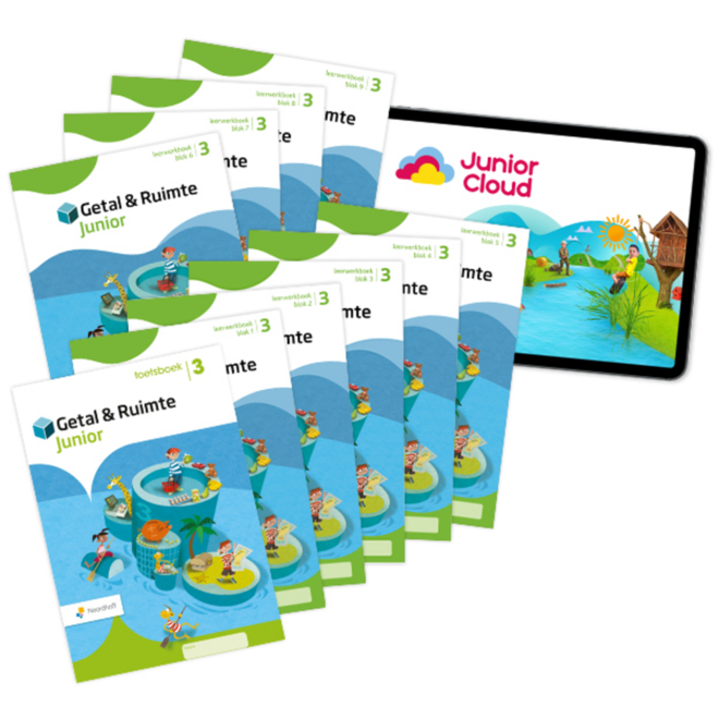 Getal & Ruimte Junior Leerpakket LEERWERKBOEKEN groep 3