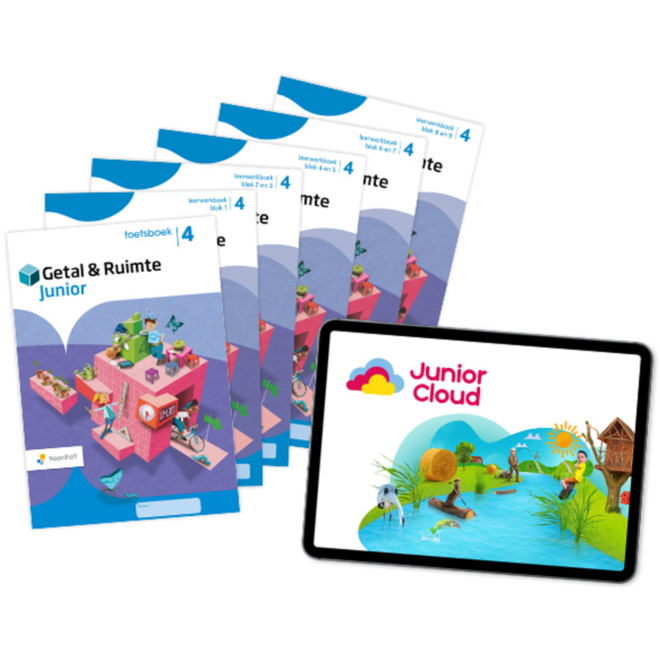 Getal & Ruimte Junior Leerpakket LEERWERKBOEKEN groep 4