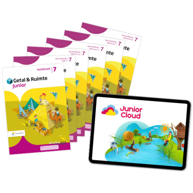 Getal & Ruimte Junior Leerpakket LEERWERKBOEKEN groep 7