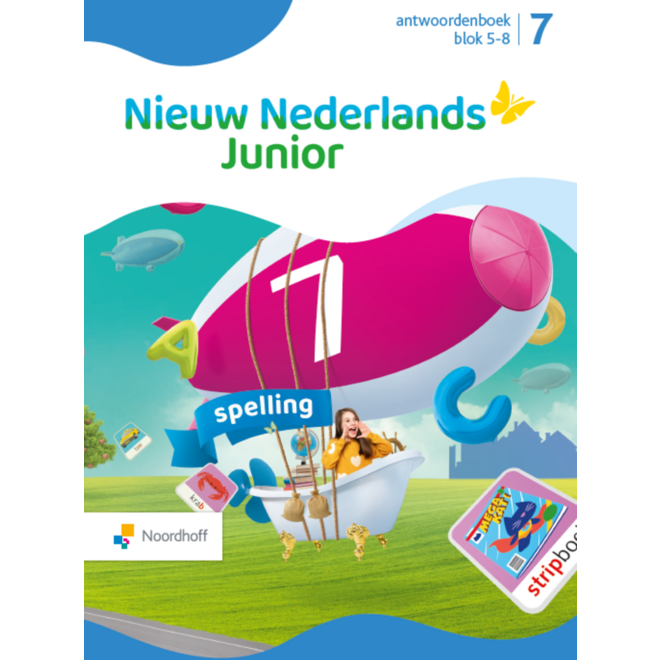 Nieuw Nederlands Junior Spelling antwoordenboek groep 7 blok 5-8