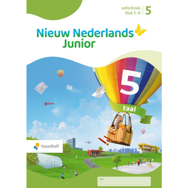 Nieuw Nederlands Junior Taal oefenboek groep 5 blok 5-8