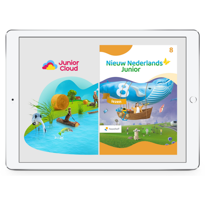 Nieuw Nederlands Junior Lezen Leerpakket VOLLEDIG DIGITAAL groep 8