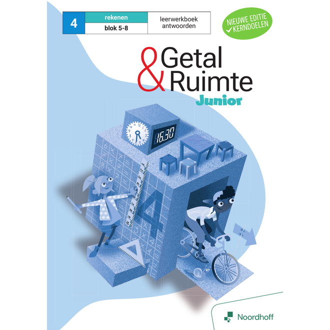 Getal & Ruimte Junior (vernieuwd) groep 4 antwoordenboek blok 5-8