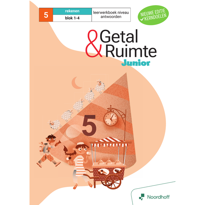 Getal & Ruimte Junior (vernieuwd) groep 5 antwoordenboek blok 1-4 - Niveau