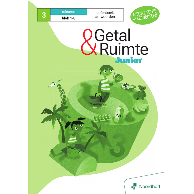 Getal & Ruimte Junior (vernieuwd) groep 3 antwoordenboek oefenboek