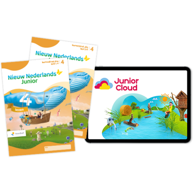 Nieuw Nederlands Junior Lezen Leerpakket PAPIER PLUS groep 4
