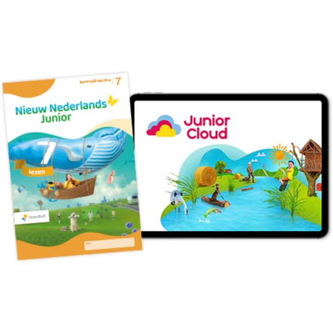 Nieuw Nederlands Junior Lezen Leerpakket PAPIER PLUS groep 7