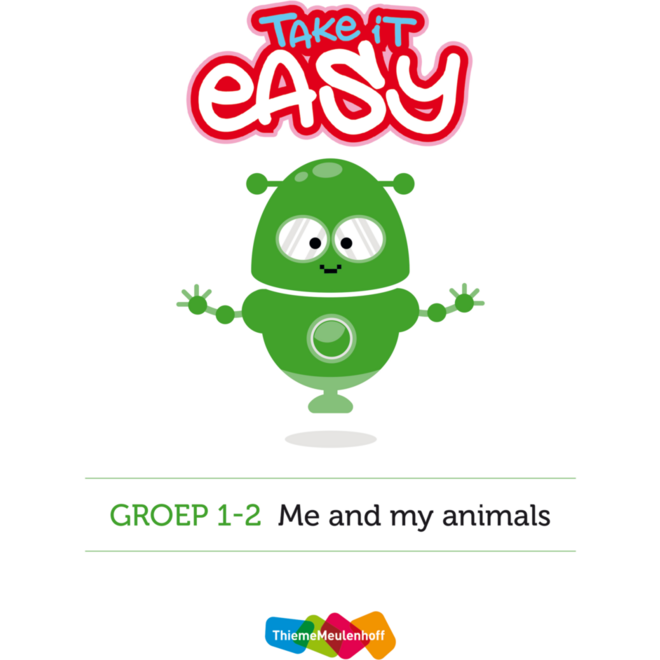 Take it easy Woordkaarten Groep 1-2 - Me and my animals