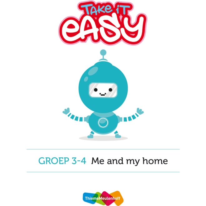 Take it easy Woordkaarten Groep 3-4 - Me and my home
