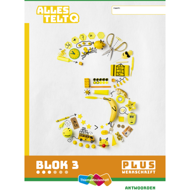 Alles telt Q Antwoordschrift Plus blok 1 t/m 6 groep 3