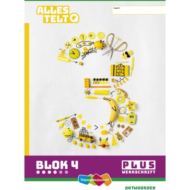Alles telt Q Antwoordschrift Plus blok 1 t/m 6 groep 3