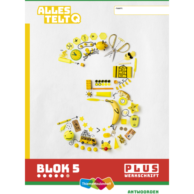 Alles telt Q Antwoordschrift Plus blok 1 t/m 6 groep 3