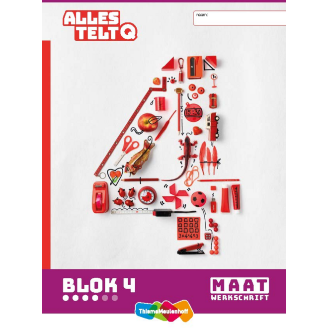 Alles telt Q Leerwerkschriften maat blok 4 t/m 6 groep 4
