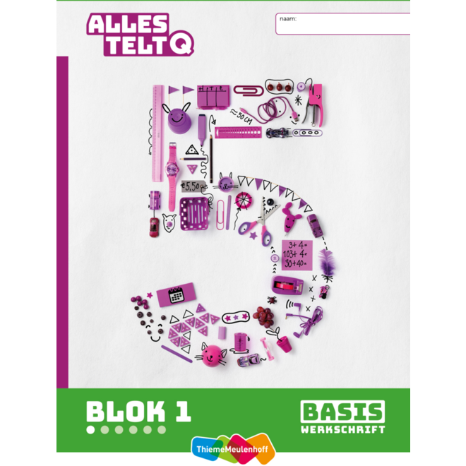 Alles telt Q Leerwerkschriften basis blok 1 t/m 3 groep 5