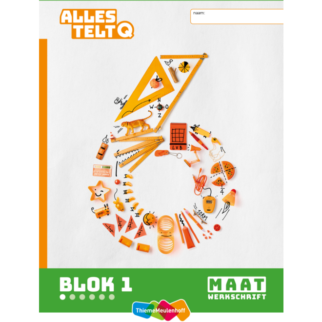 Alles telt Q Leerwerkschriften maat blok 1 t/m 3 groep 6