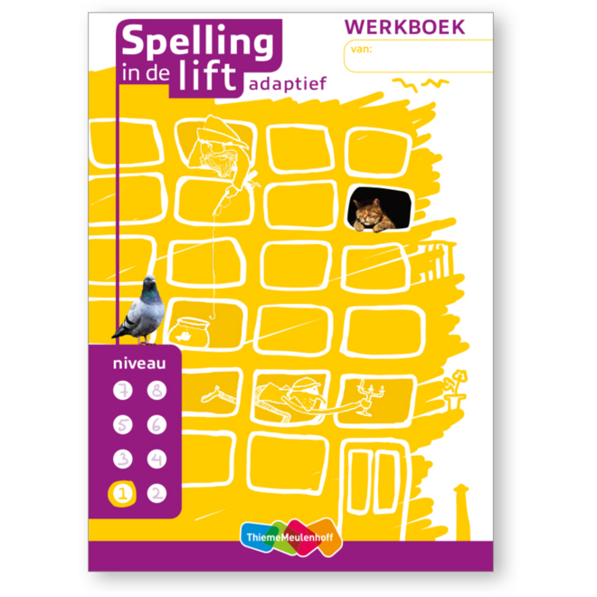 Spelling in de lift adaptief - Werkboekjes niveau 1