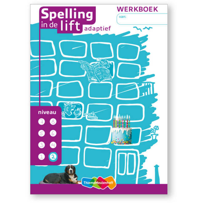 Spelling in de lift adaptief - Werkboekjes niveau 2
