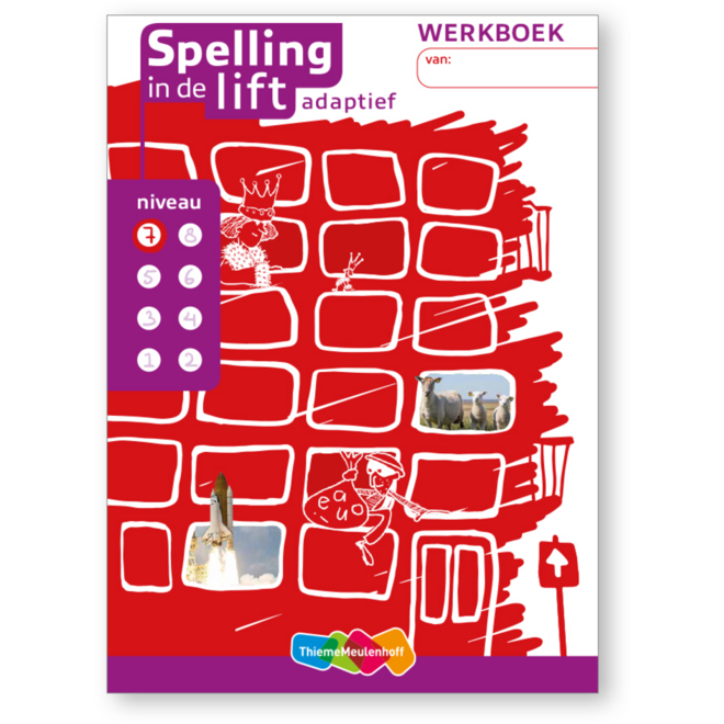 Spelling in de lift adaptief - Werkboekjes niveau 7