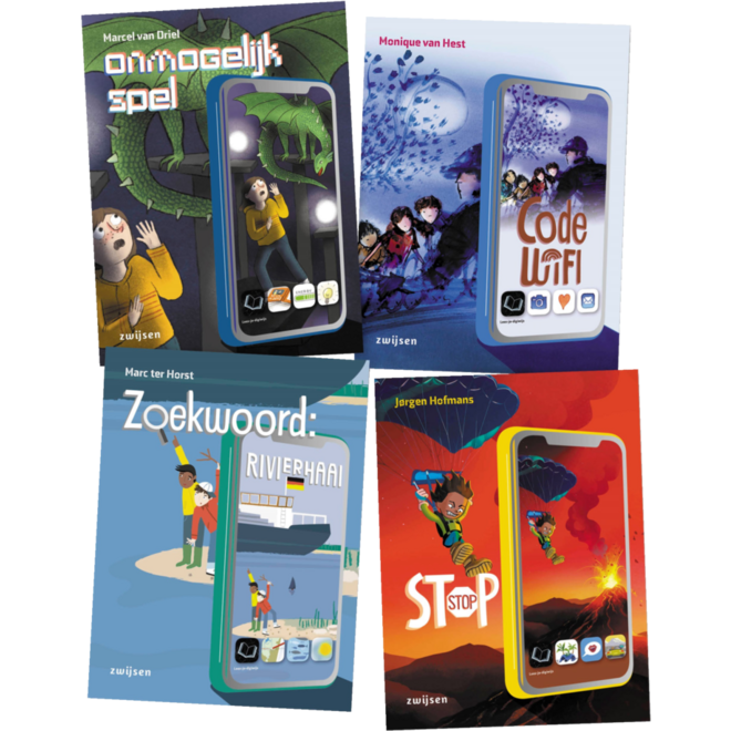 Pakket Lees je digiwijs groep 5-6 (4 titels)