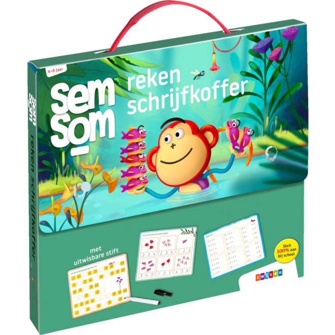 Semsom reken schrijfkoffer
