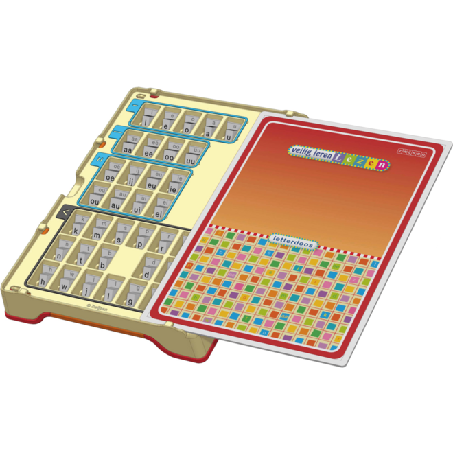 Veilig leren lezen 3 - Kim versie - letterdoos, magnetisch. (incl. letters en legbord)
