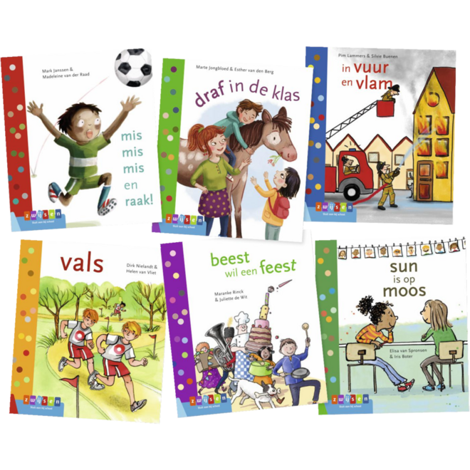 Pakket Leren lezen AVI M3 (6 titels)