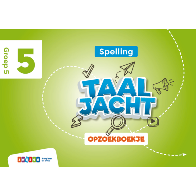 Taaljacht Spelling & grammatica groep 5 opzoekboekje