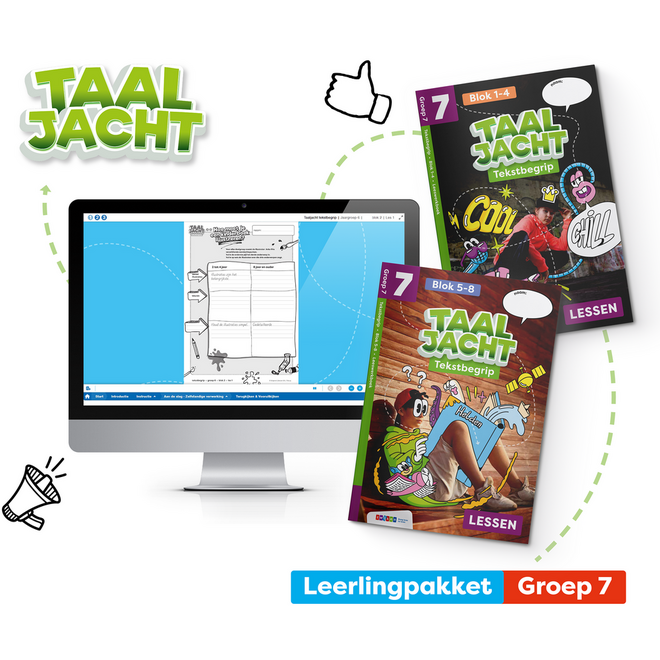 Taaljacht Tekstbegrip Leerpakket groep 7