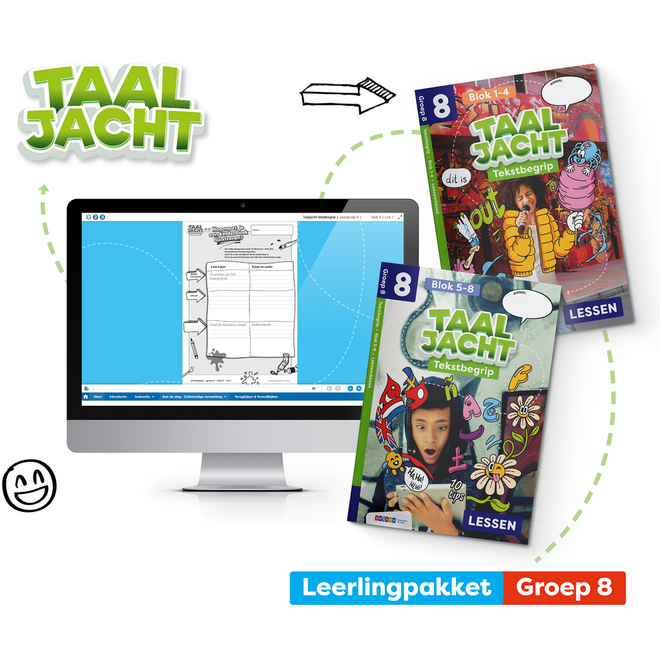 Taaljacht Tekstbegrip Leerpakket groep 8