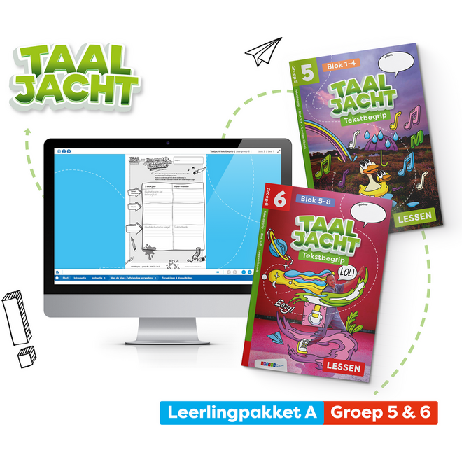 Taaljacht Tekstbegrip Leerpakket COMBINATIEGROEP 5/6A