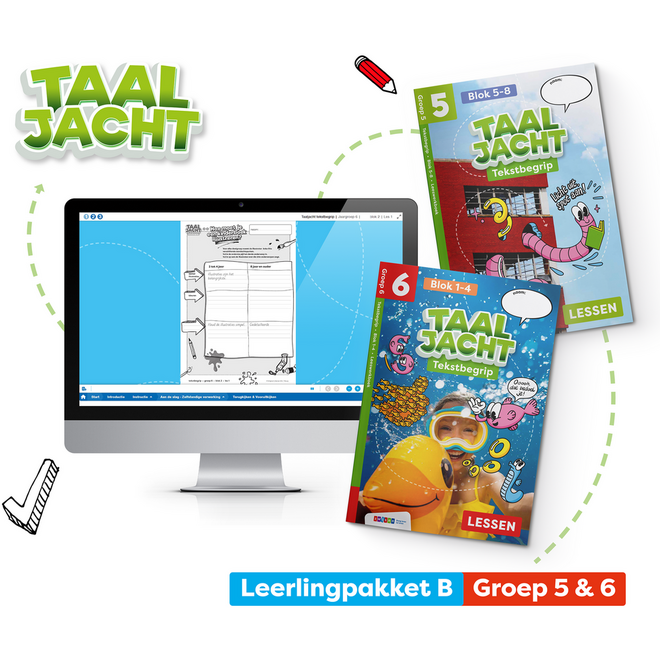 Taaljacht Tekstbegrip Leerpakket COMBINATIEGROEP 5/6B
