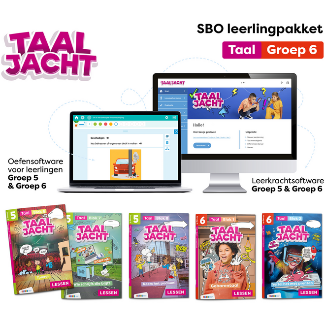 Taaljacht Taal Leerpakket SPECIAAL BASISONDERWIJS groep 6