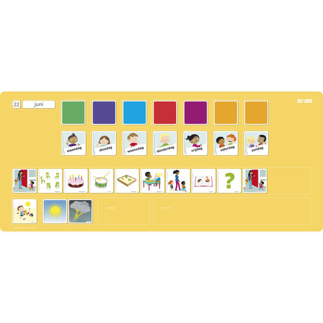 Schatkist 3 - Routine rekenen (tijd) weekkalender (excl. kaartjes)