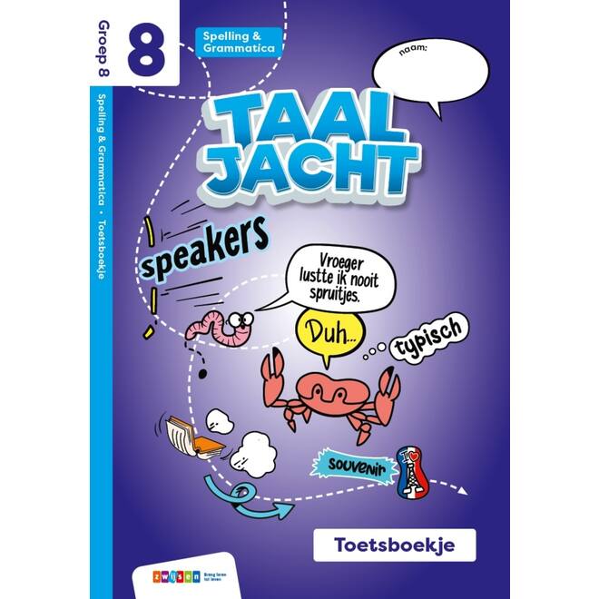 Taaljacht Spelling & grammatica groep 8 toetsboek