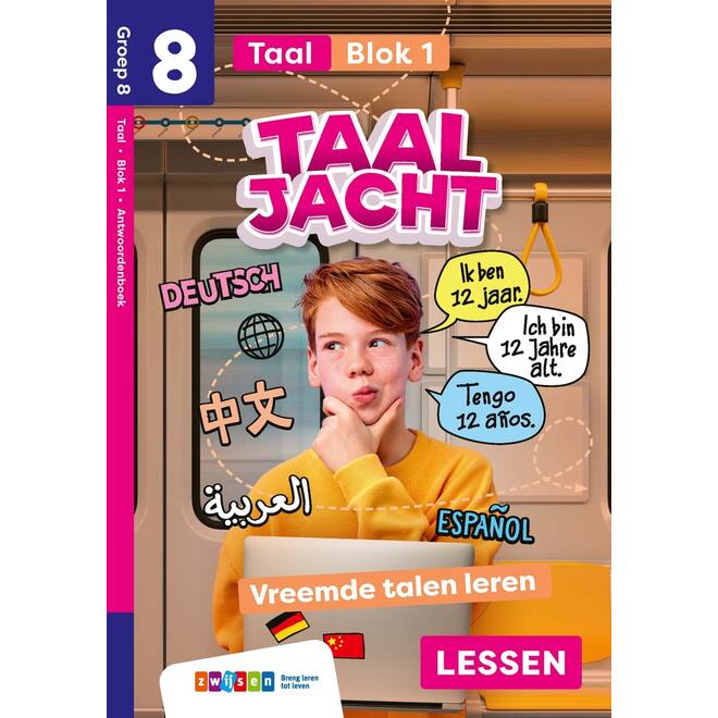 Taaljacht Taal groep 8 antwoordenboek blok 1-8