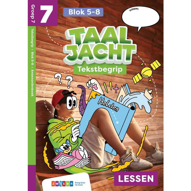 Taaljacht Tekstbegrip groep 7 antwoordenboek blok 5-8