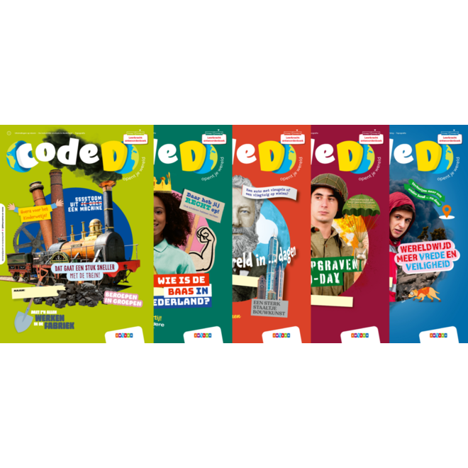 Code D groep 8 antwoordenboeken Mens en Maatschappij thema 1-5