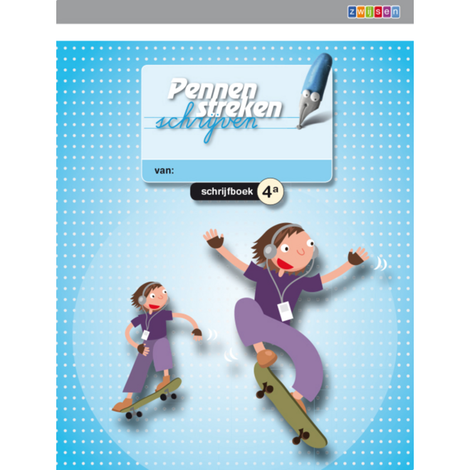 Pennenstreken 2 groep 4 - schrijfboek 4A verbonden schrift (5 stuks)